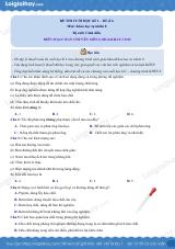 Đề thi học kì 1 KHTN 8 Cánh diều - Đề số 6
